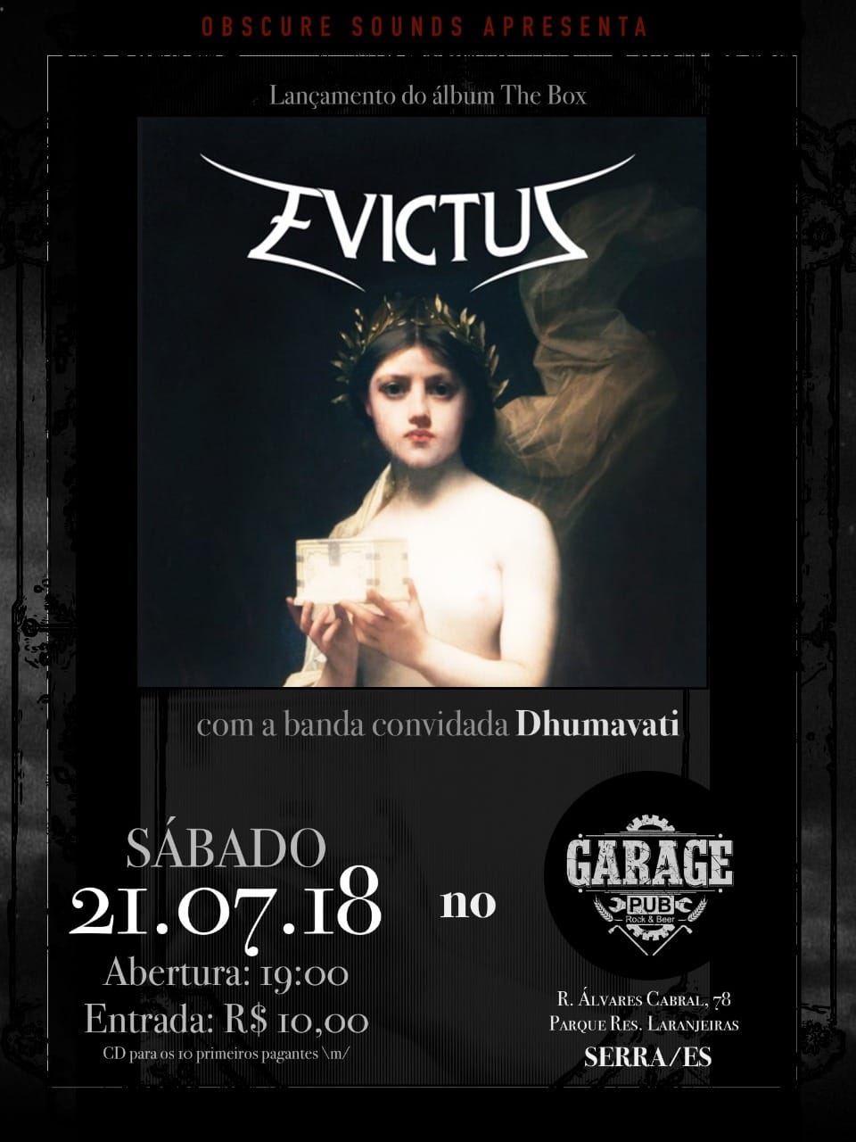 evictus-the-box-dhumavati-garage-pub-divulgação-facebook